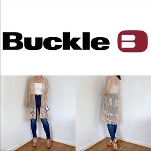 Miss Chievous Floral Eyelash Lace Kimono